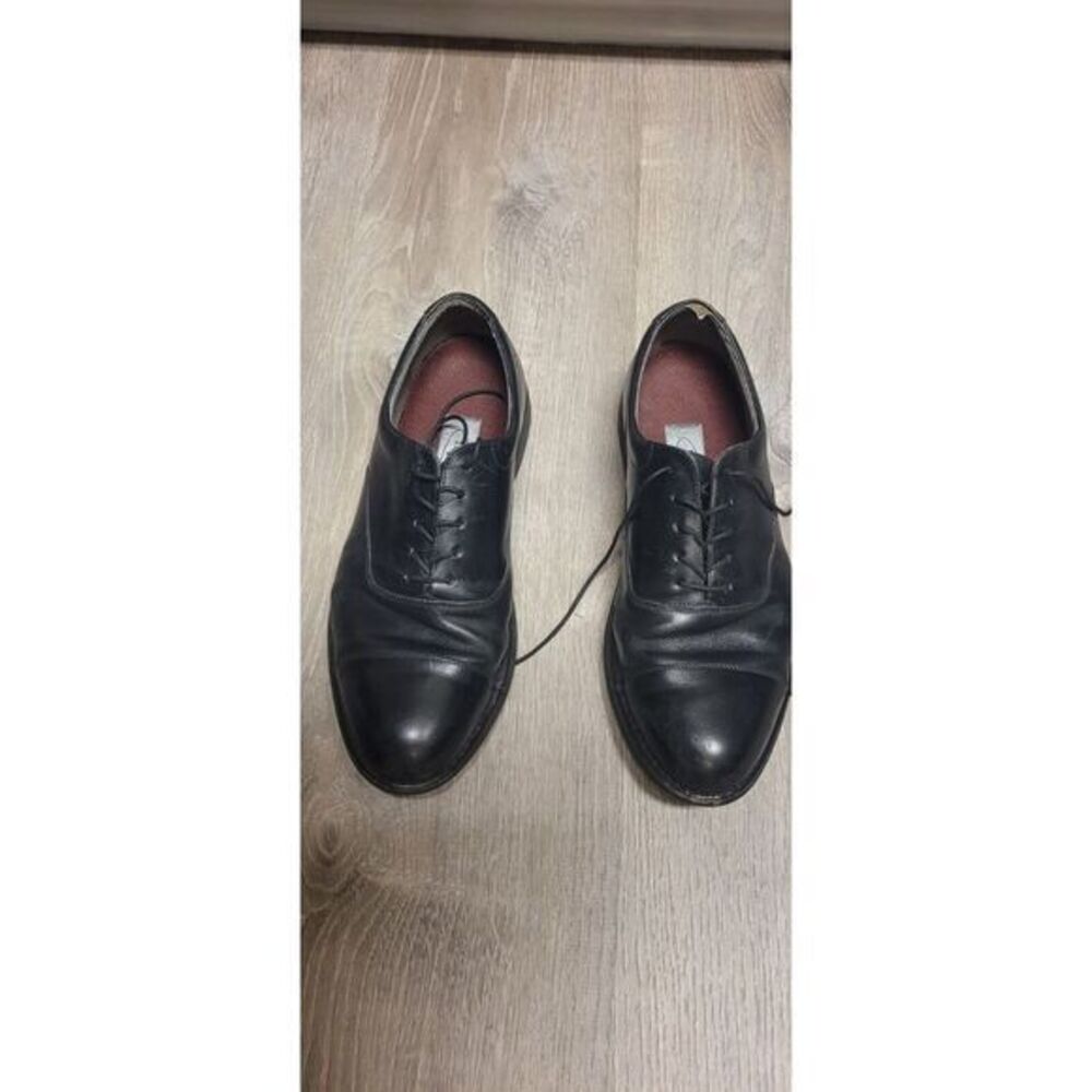 Rockport Men's M3038 Oxford Black Leather Round Toe Lace Up 9.5